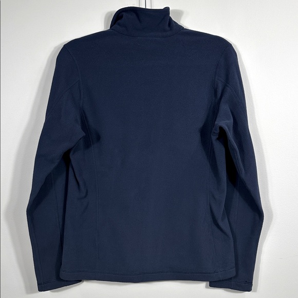 Patagonia Navy Blue Micro D 1/4 Zip Women Sweater Fleece Pullover Size Small - Picture 2 of 7